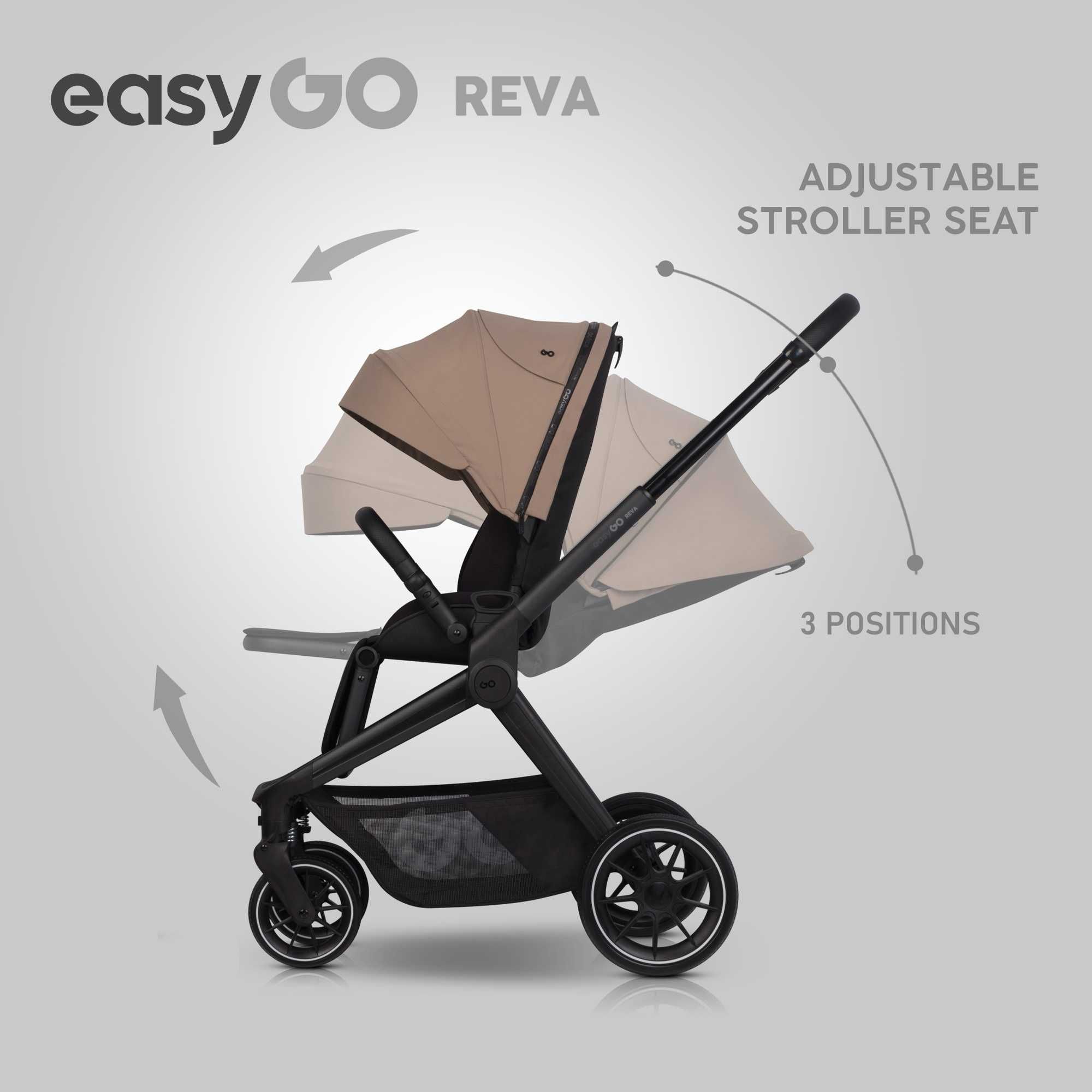 Easy Go Reva kompaktowy wózek 2w1