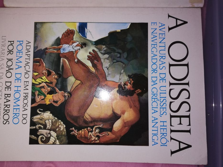 3 livros adaptados em prosa Peregrinação, A Odisseia e Os Lusíadas