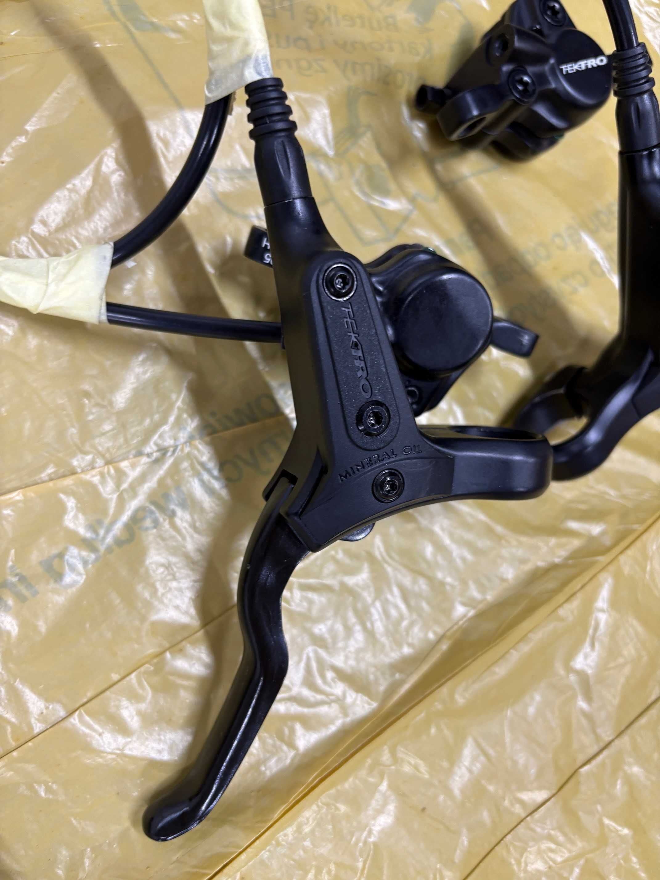 Kompletny napęd 3x8 Shimano/Tektro/Microshift Hamulce hydrauliczne