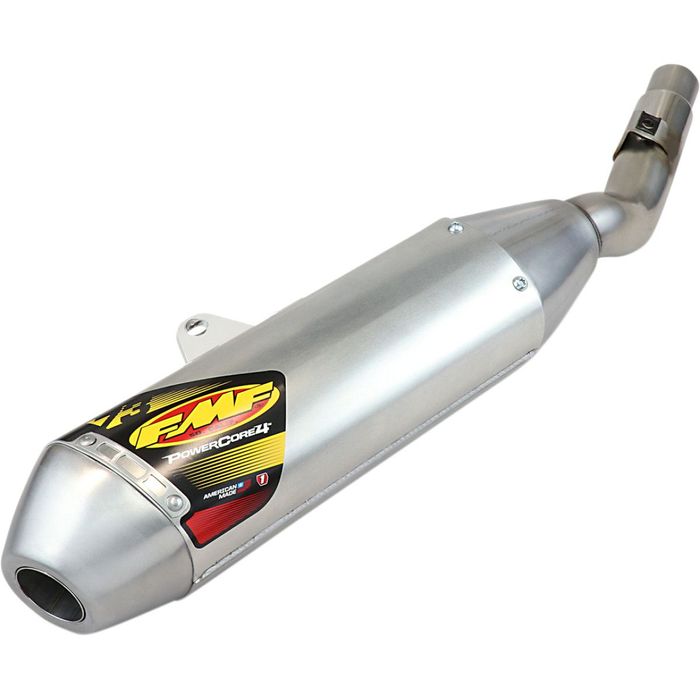 ponteira de escape fmf powercore 4 hex slip-on muffler aluminum honda crf 450 x enduro