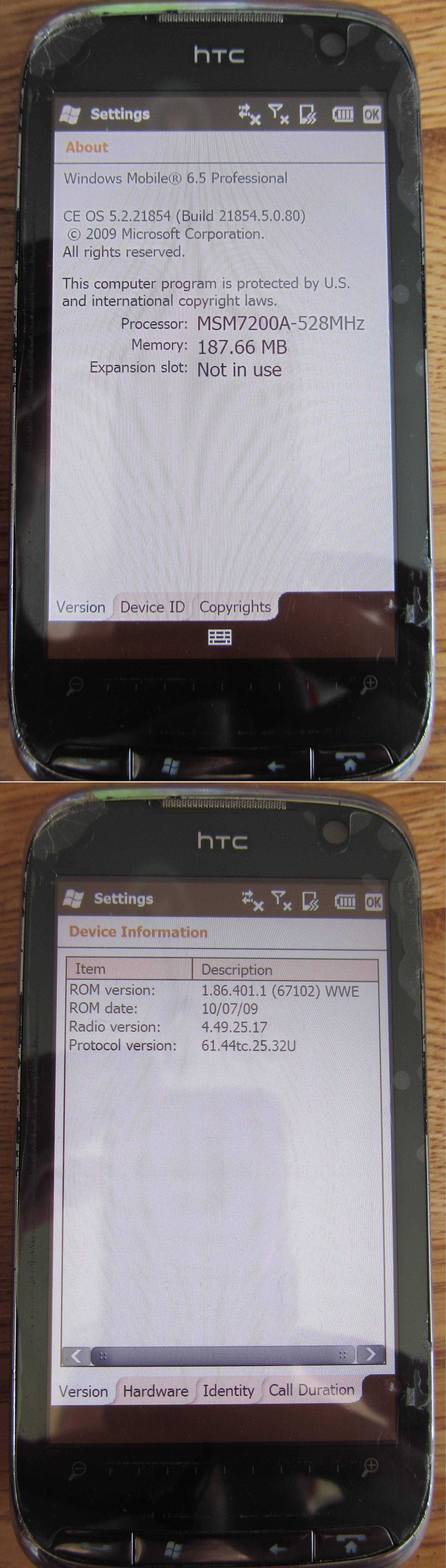 HTC Touch Pro2 T7373 Windows Mobile 6.5 + rysik