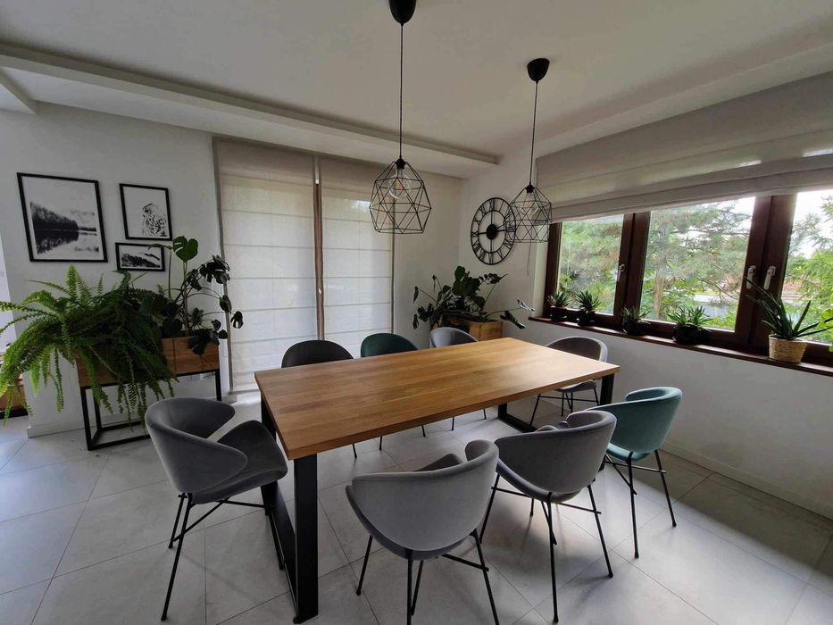 Stół dębowy loft lite drewno