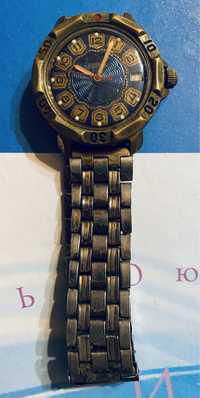 Часы годинник командирские Восток водонепрониц с браслетом Ссср винтаж