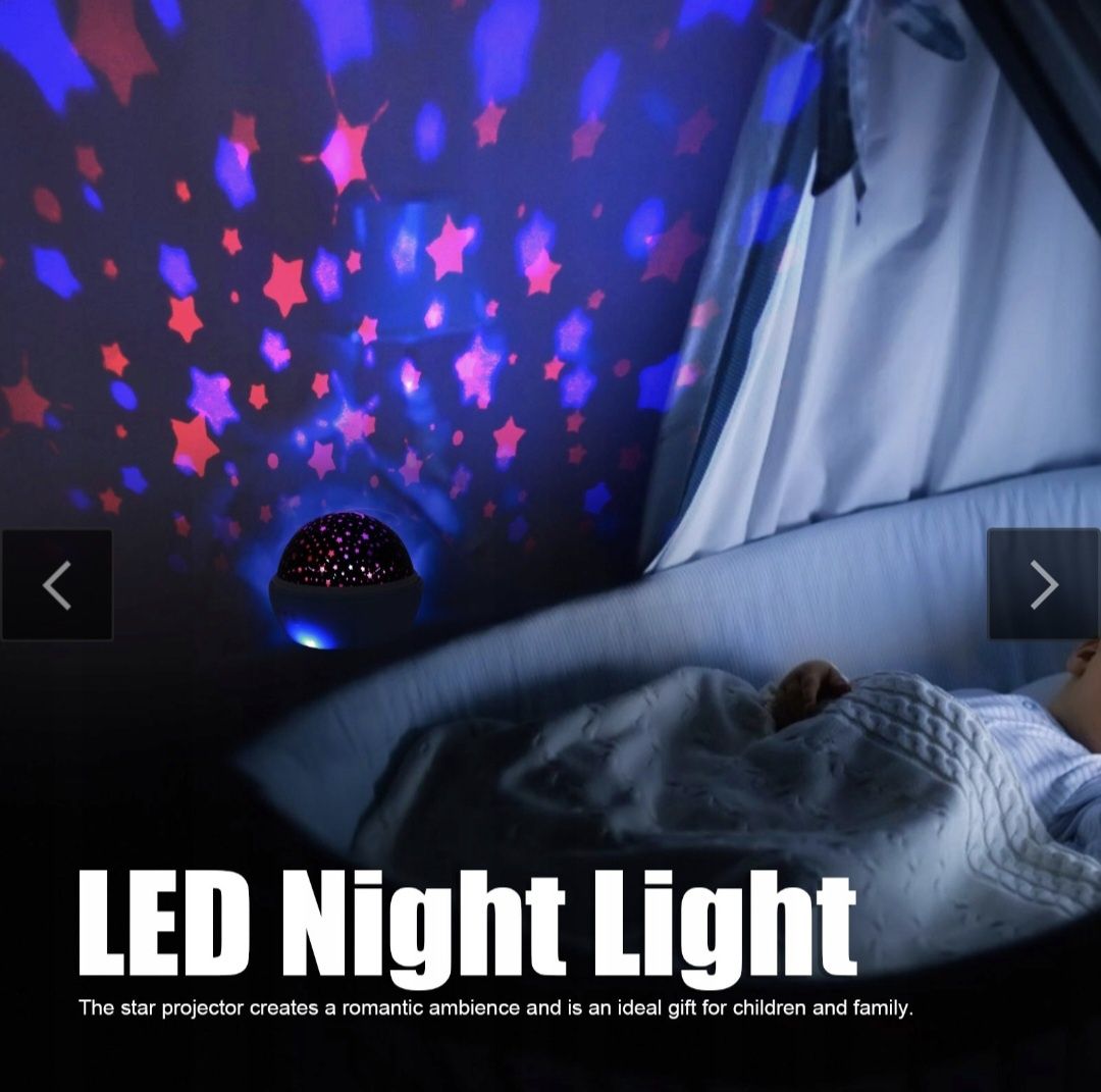 13cm Lampa projekcyjna projektor gwiazd dla dzieci