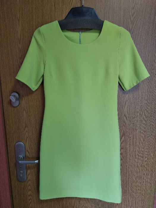 Sukienka neonowa limonkowa bardzo dobry stan!!!