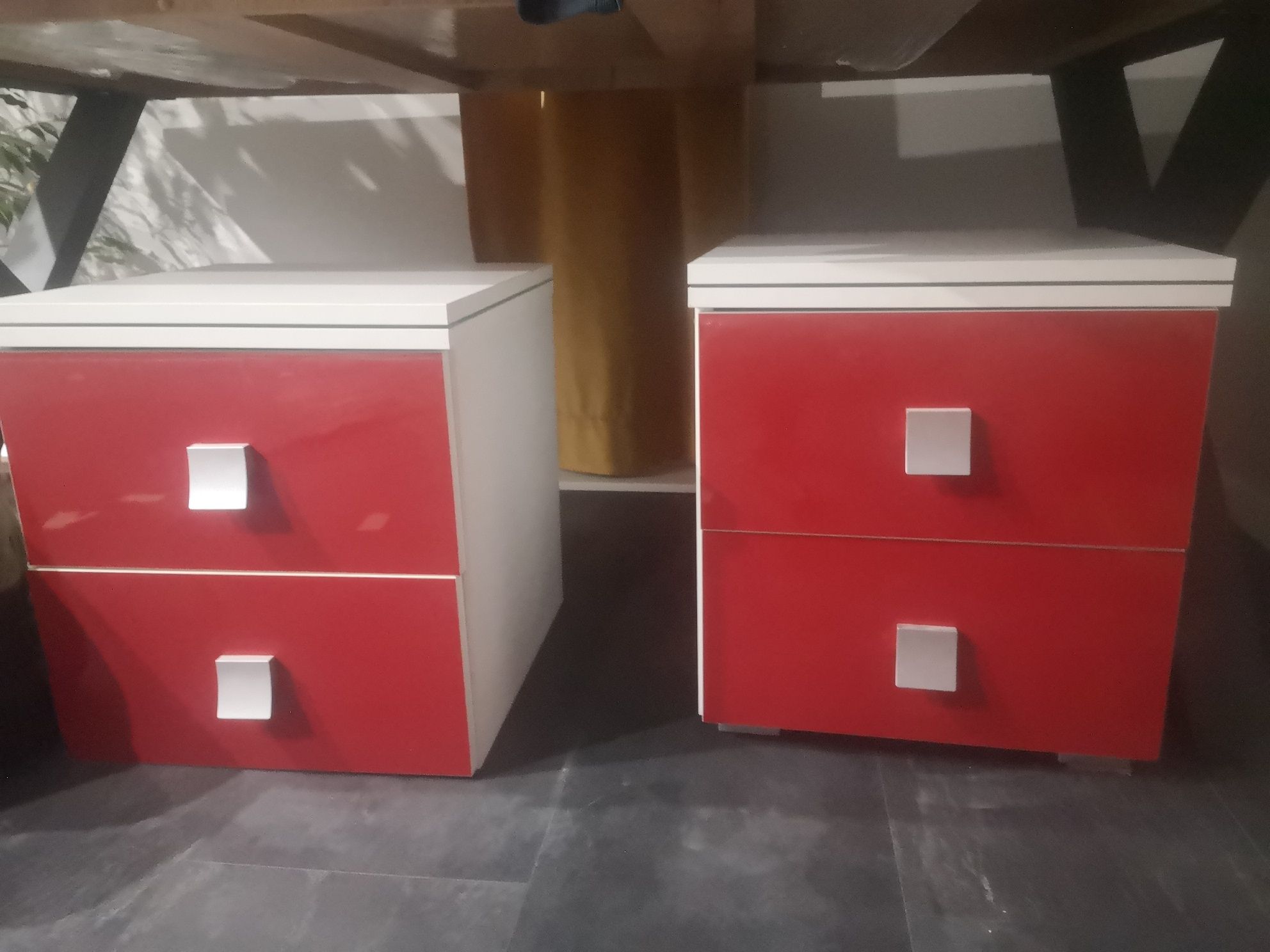 Łóżko 160x200 bez materaca + 2 szafki nocne