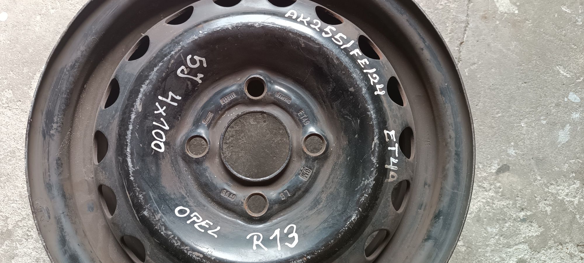 Felga stalowa 4x100 r13