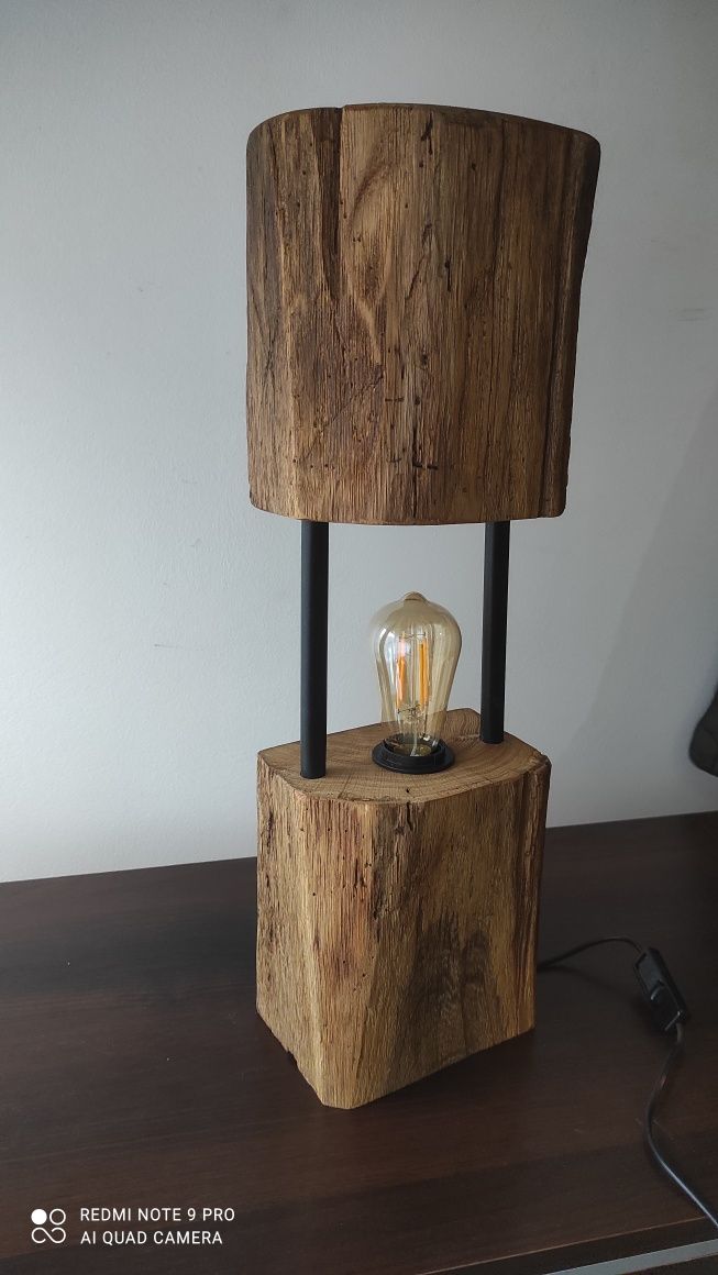 Lampa lampka stojaca LOFT  handmade Prezent