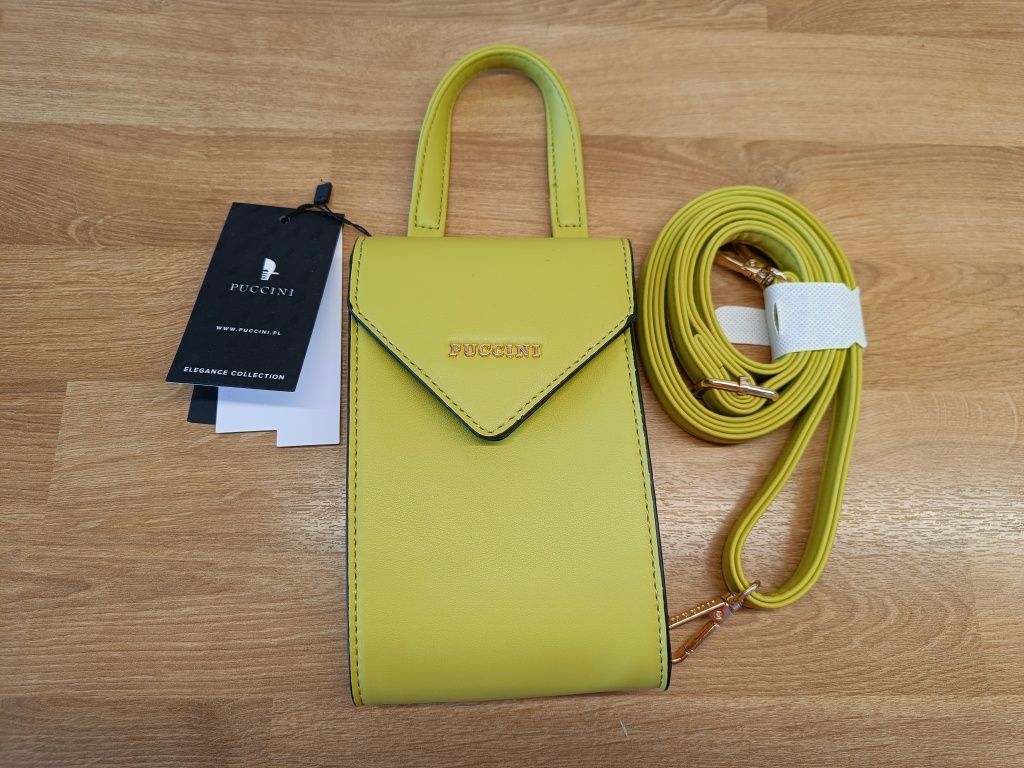 Puccini torebka zielona/ pistacjowy  nowa