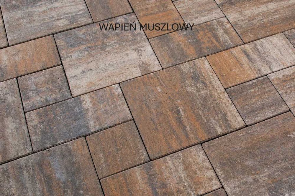 Kostka brukowa VISIO wapien dewoński i wapien muszlowy PROMOCJA!!!