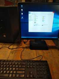 Komputer stacjonarny + monitor Hp elitedesk DDR4