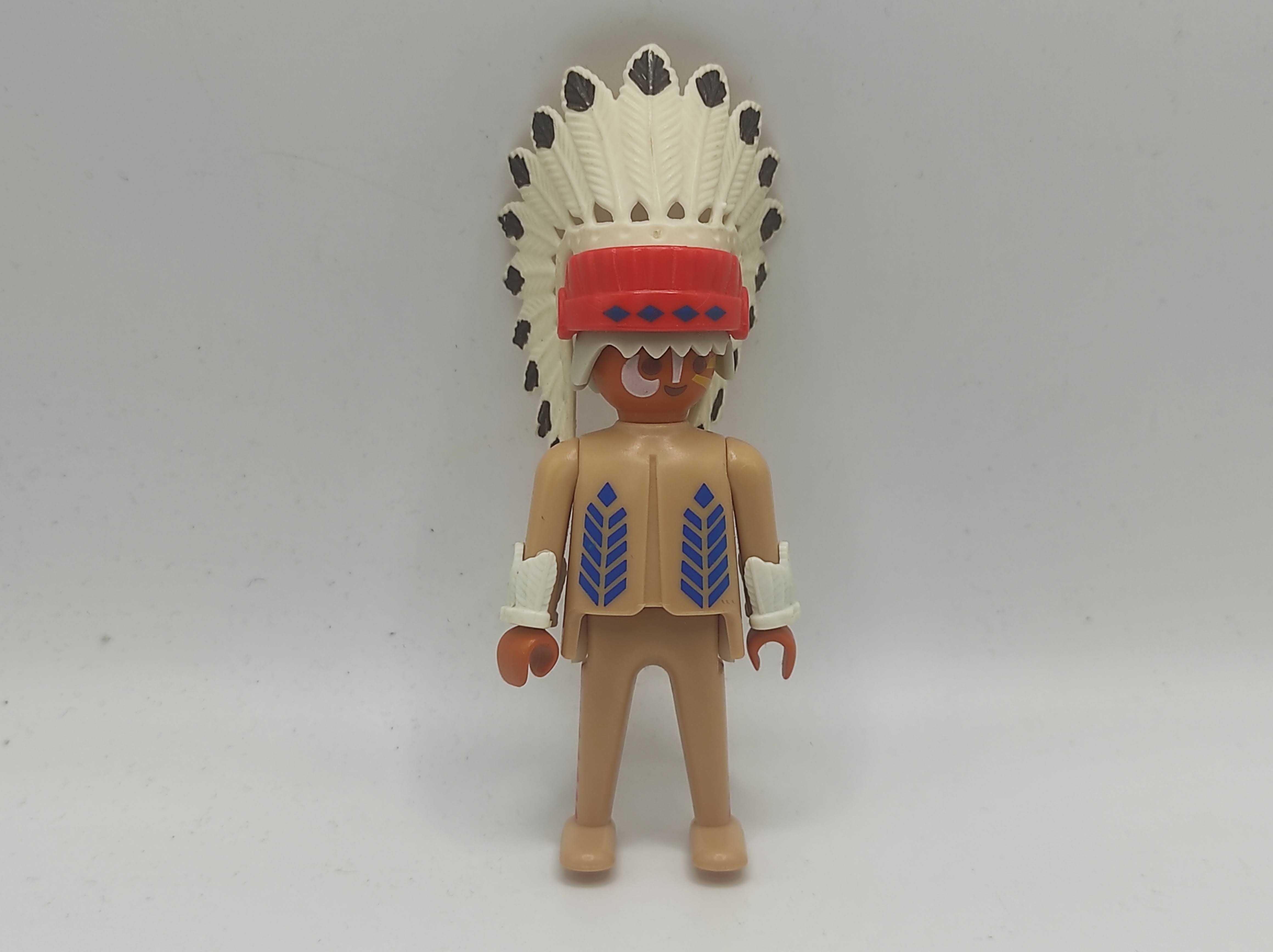 Klocki ludzik minifigurka Playmobil geobra 1974 Indianin FLEG#682