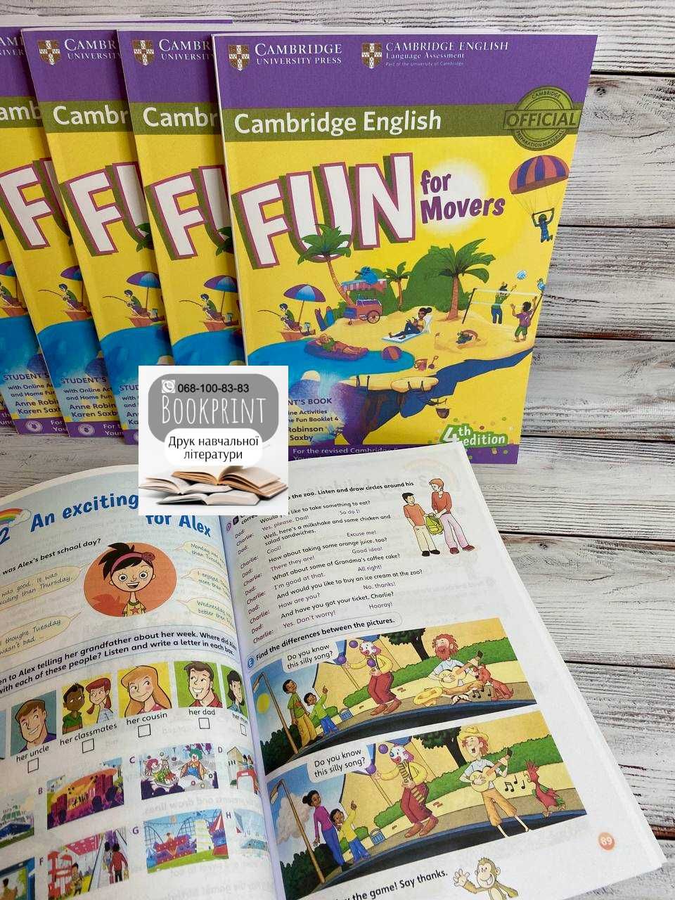 Fun for Starters, Movers, Flyers 4th. edition+АУДІО