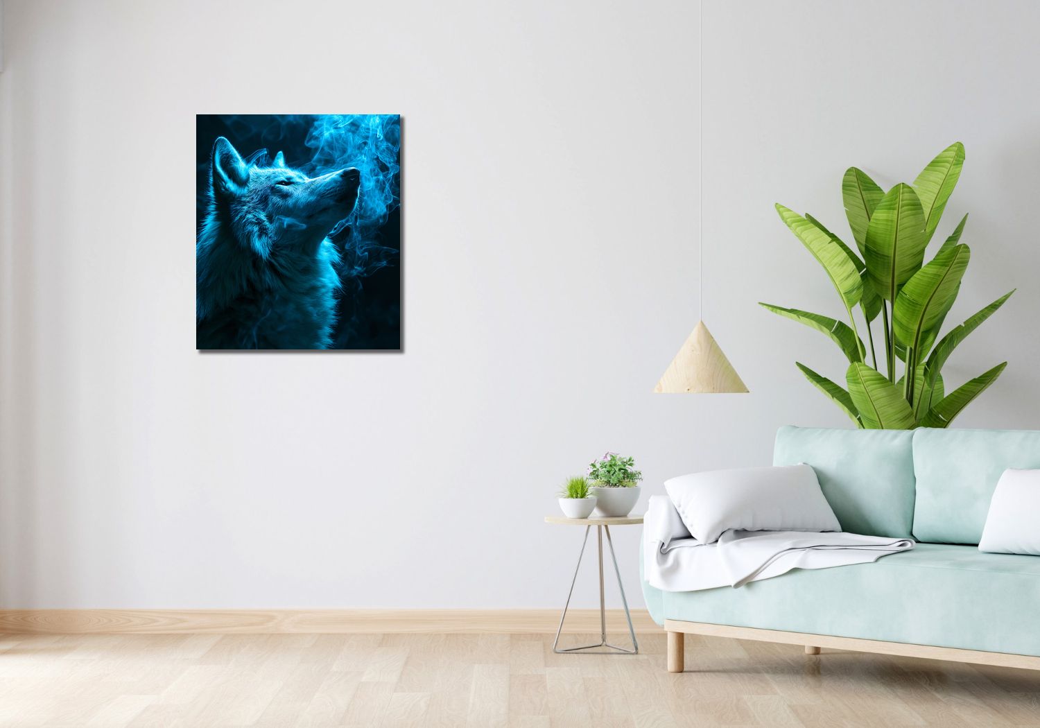Obraz 60x70cm Oddech Wilka
