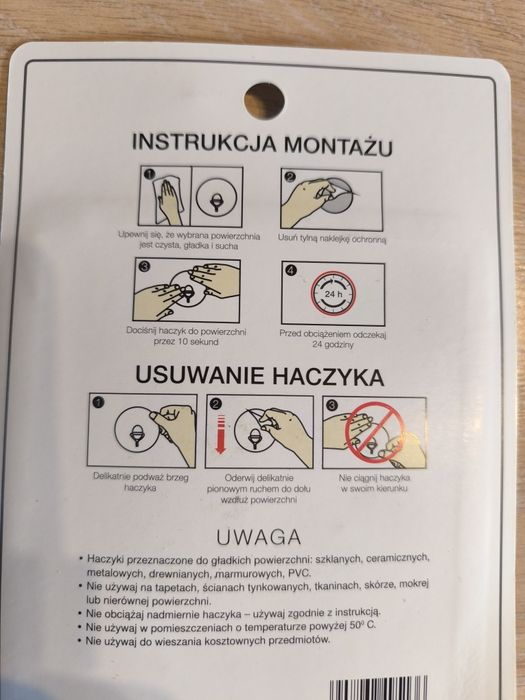 Zestaw dwie sztuki wieszaków samoprzylepny w kształcie głowy kotka
