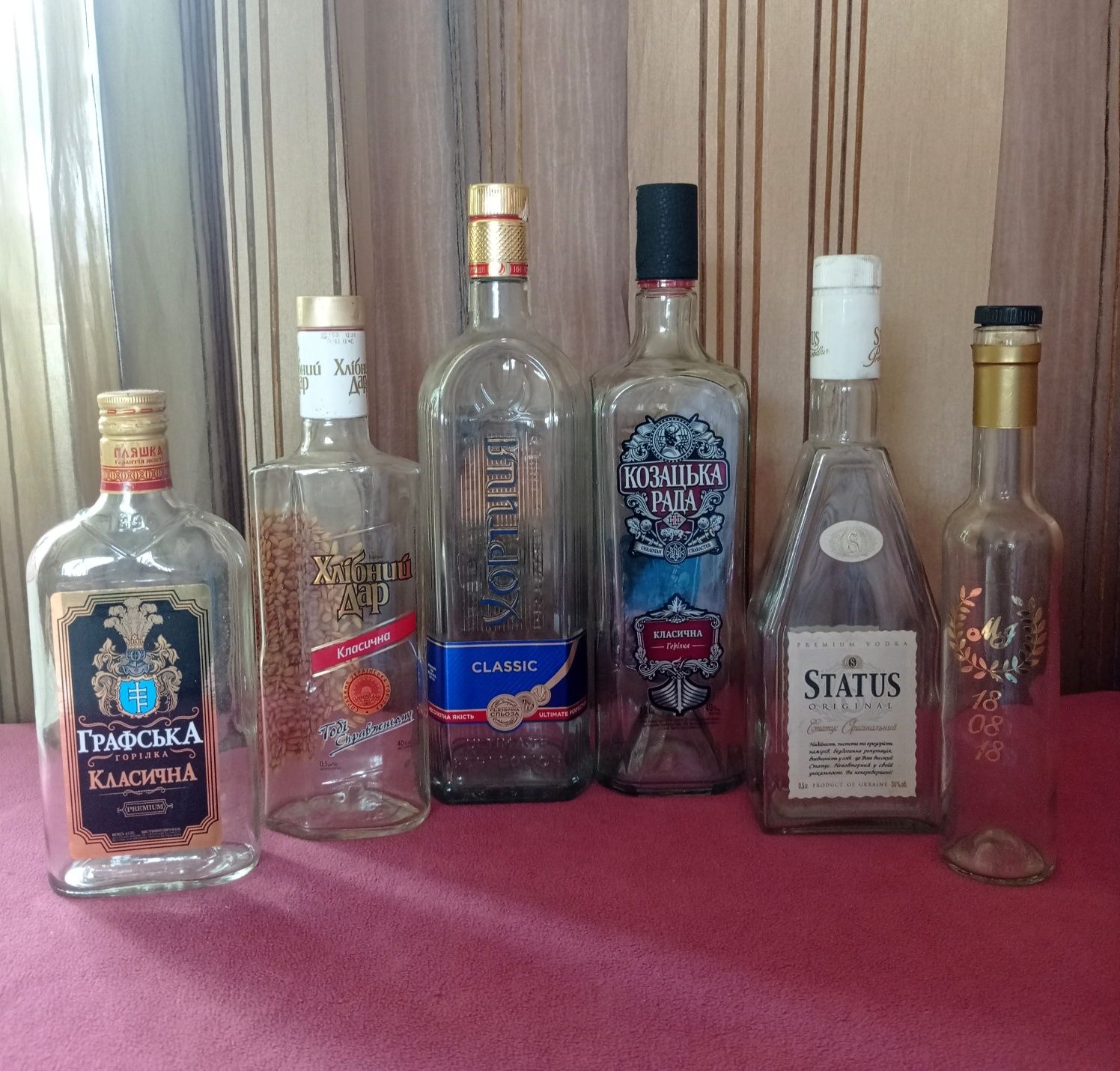 Бутылки для декоративного оформления, декупажа, домашнего вина