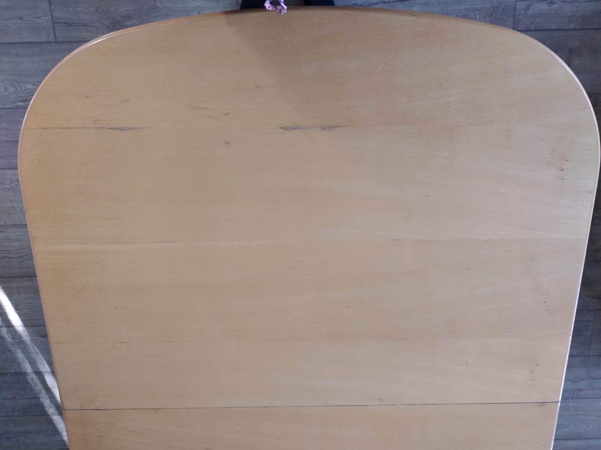 Duży stół dębowy rozkładany 100x146/220