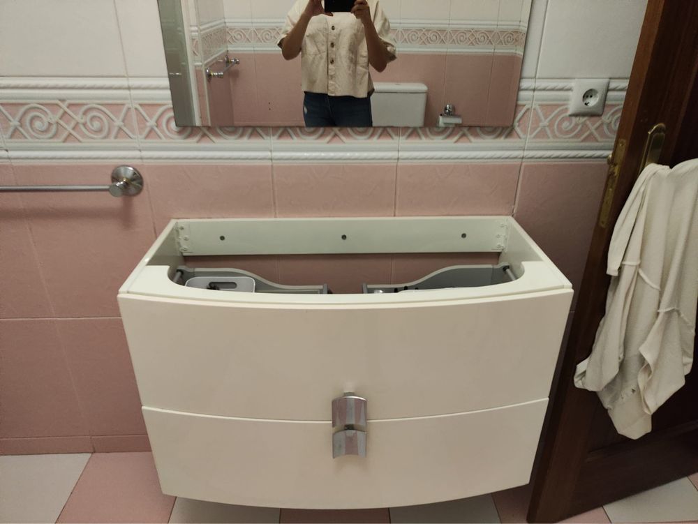 Movel wc  sem lavatorio 91 cm em bom estadp