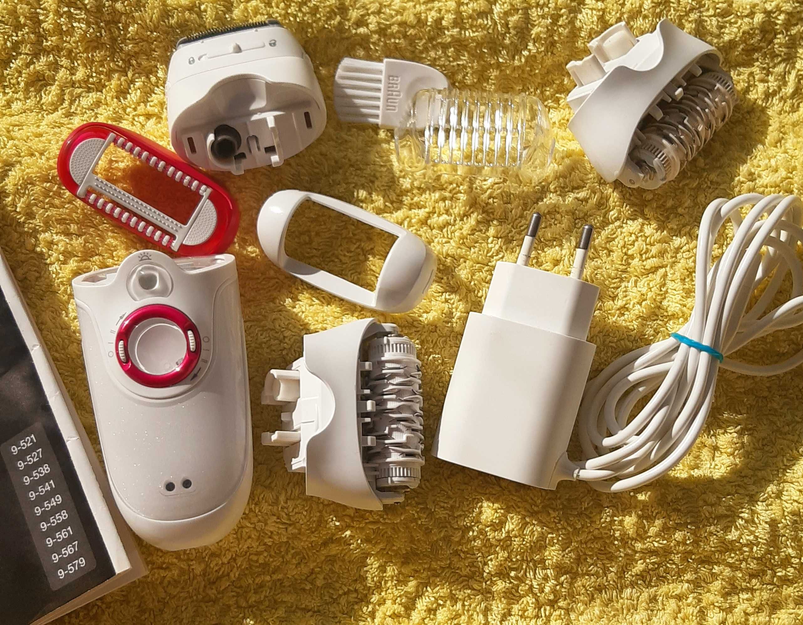 Depilator BRAUN Silk.Epil 9 z dodatkami :)