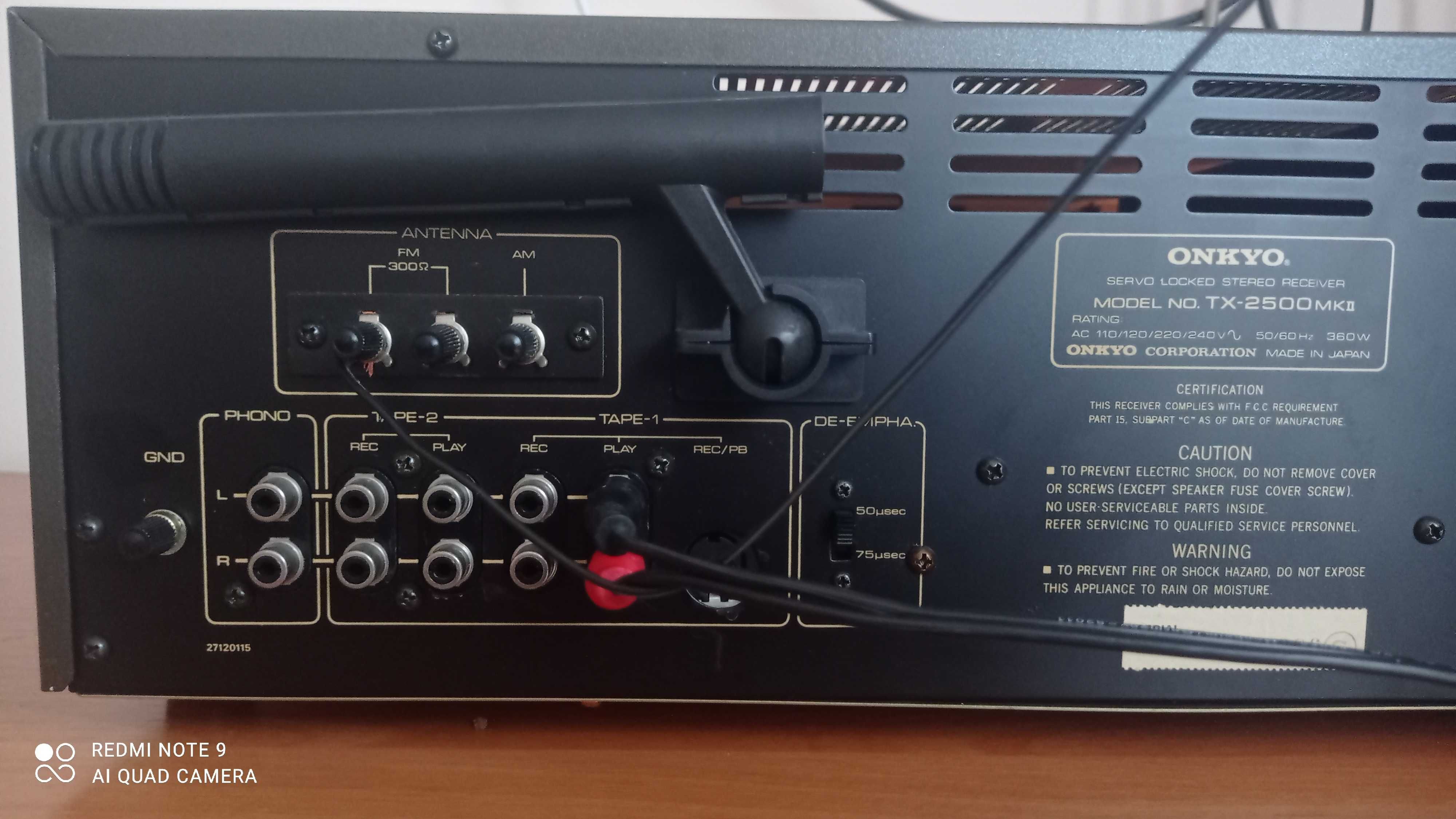 Amplituner Onkyo TX-2500 MKII MK2 tylko odbiór osobisty