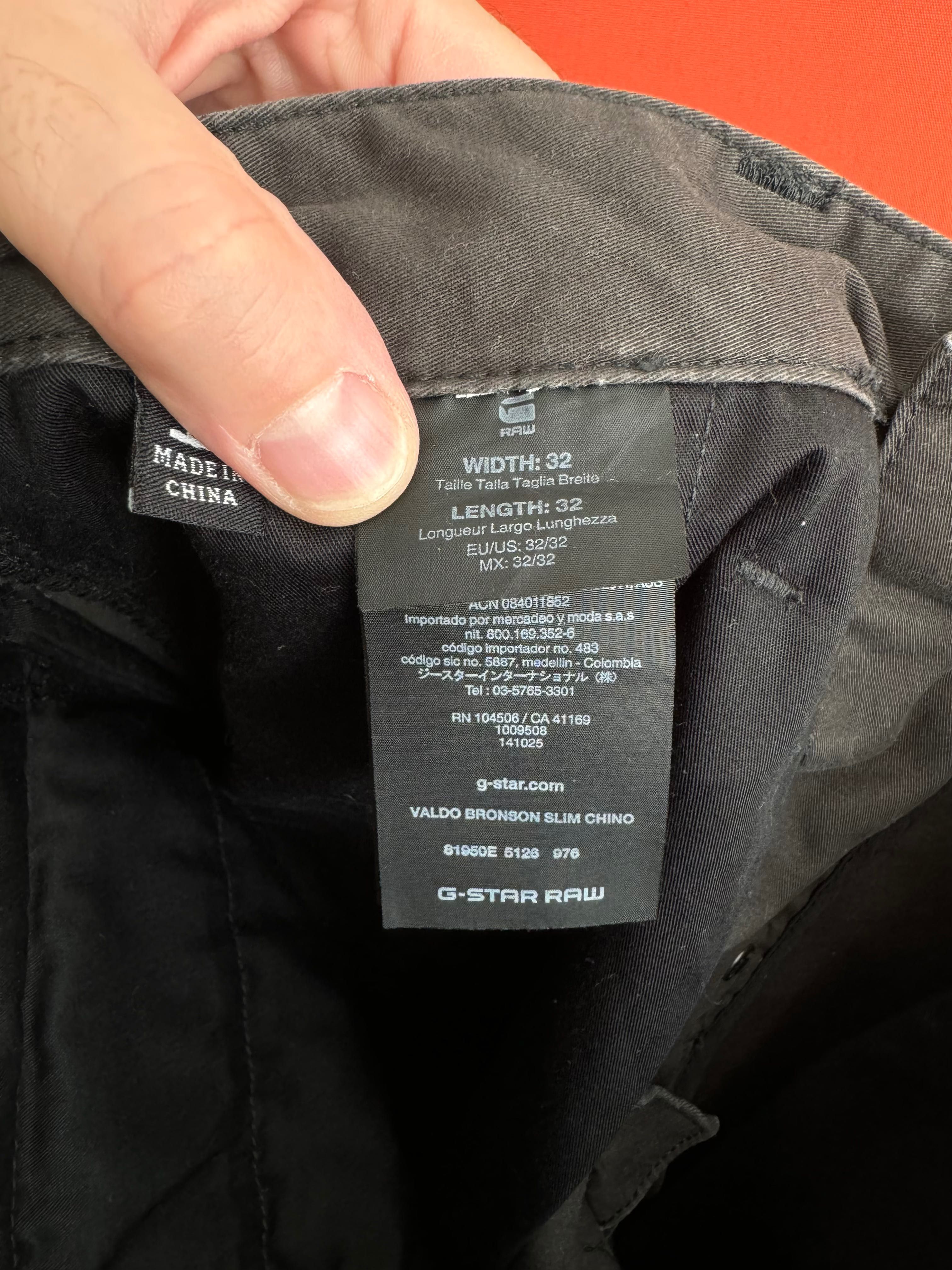 G-Star Raw Valdo Bronson мужские джинсы штаны брюки чиносы размер 32