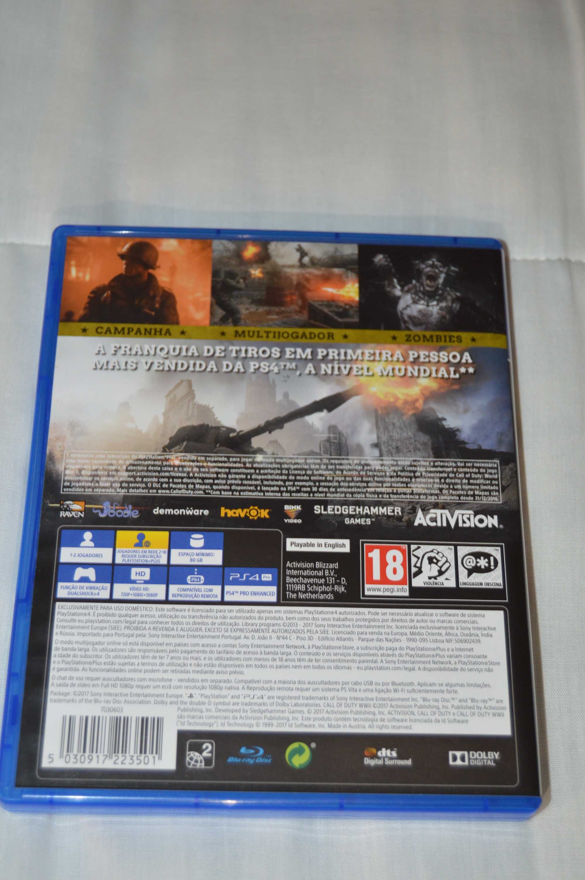 Call of Duty World War II PS4 (Bom estado)