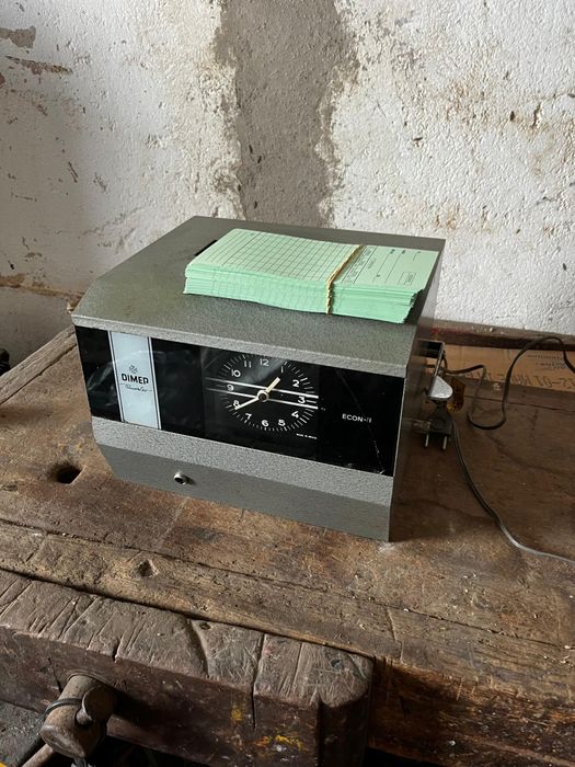 Vendo maquina do cartão de ponto dimep