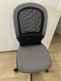 2 cadeiras escritório + almofadas lombar