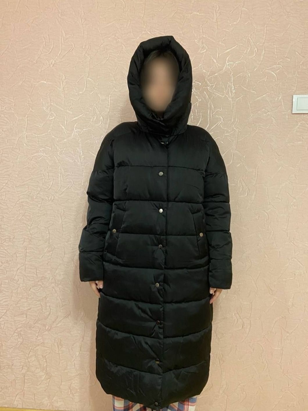 Жіноче чорне пальто OODJI ultra 170 -42р