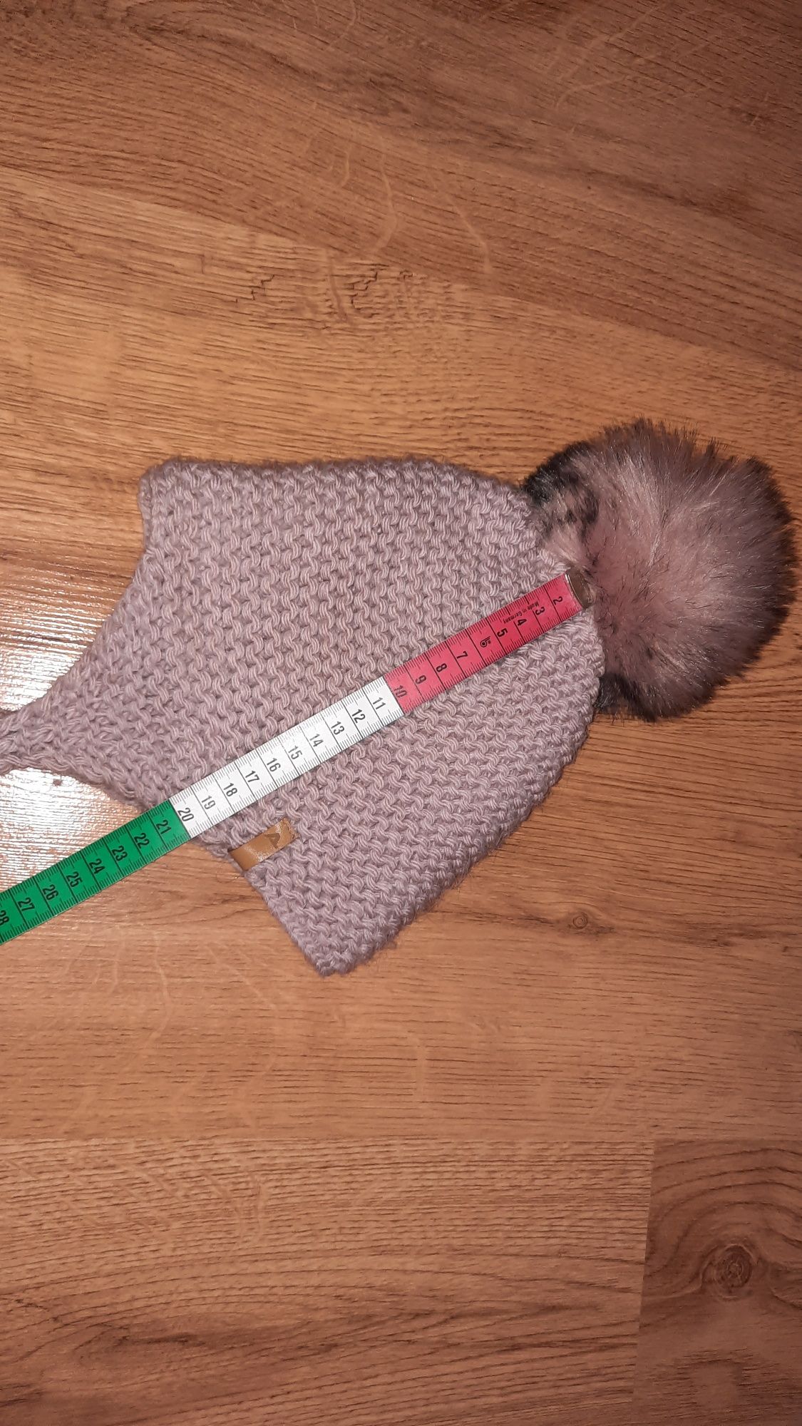 Komplet zimowy czapka komin 3-4 lata