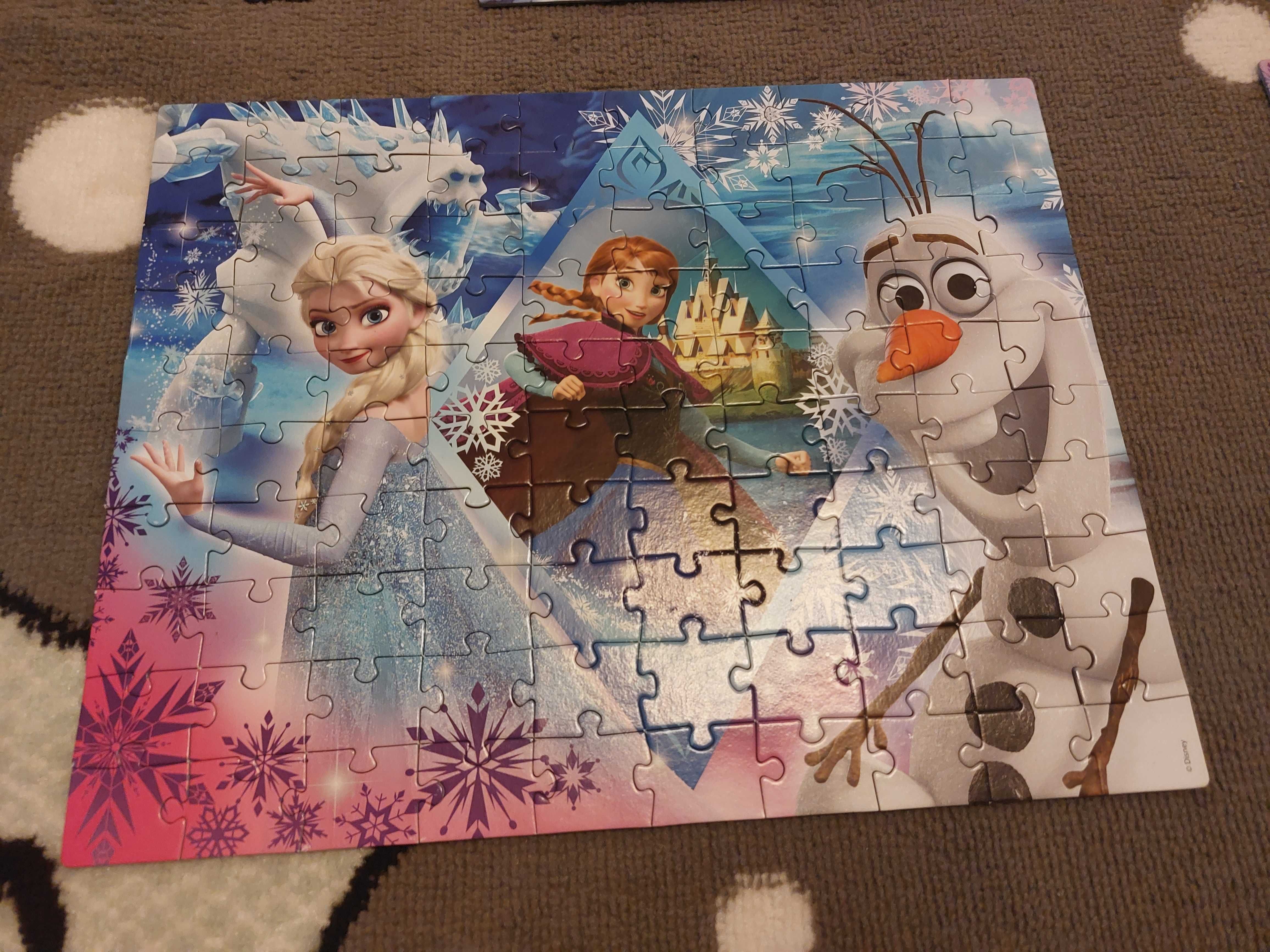 Puzzle 4 w 1, Kraina lodu, Frozen, Clementoni