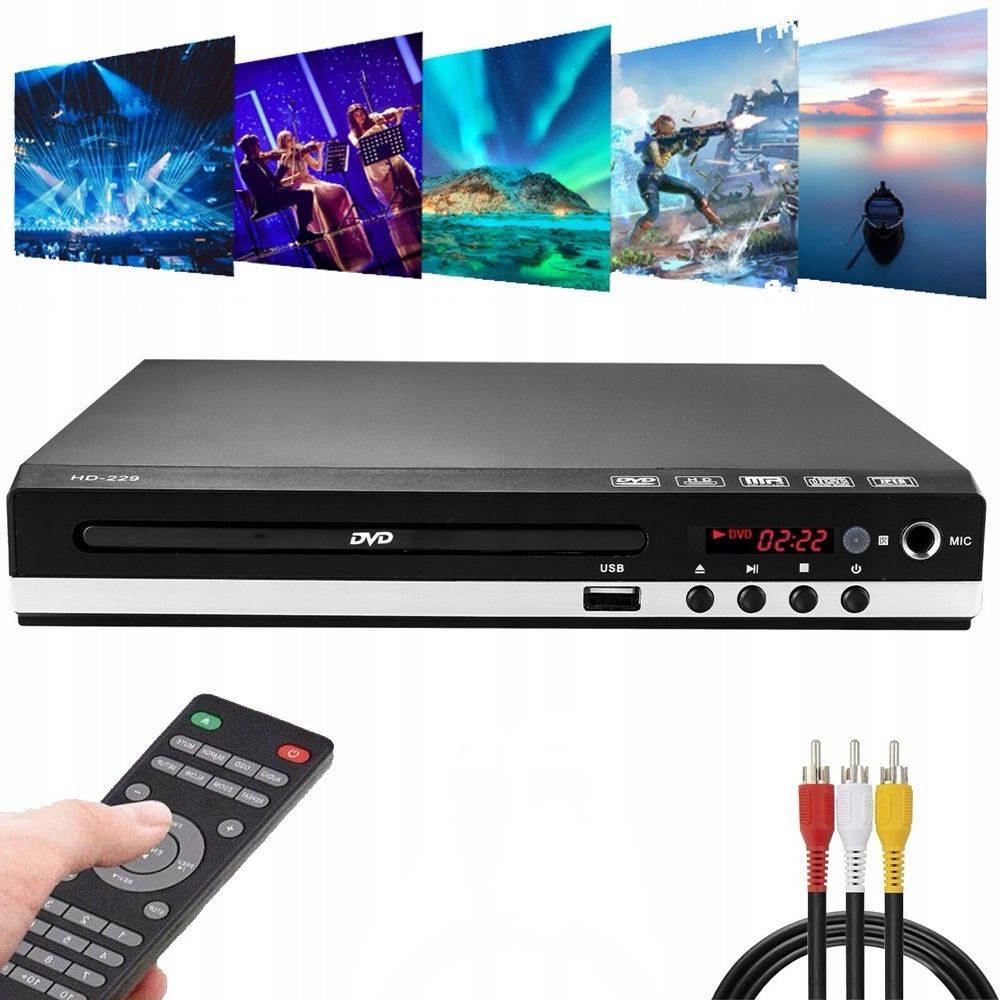 Odtwarzacz DVD HDMI do telewizora 1080P DVD Player do telewizora