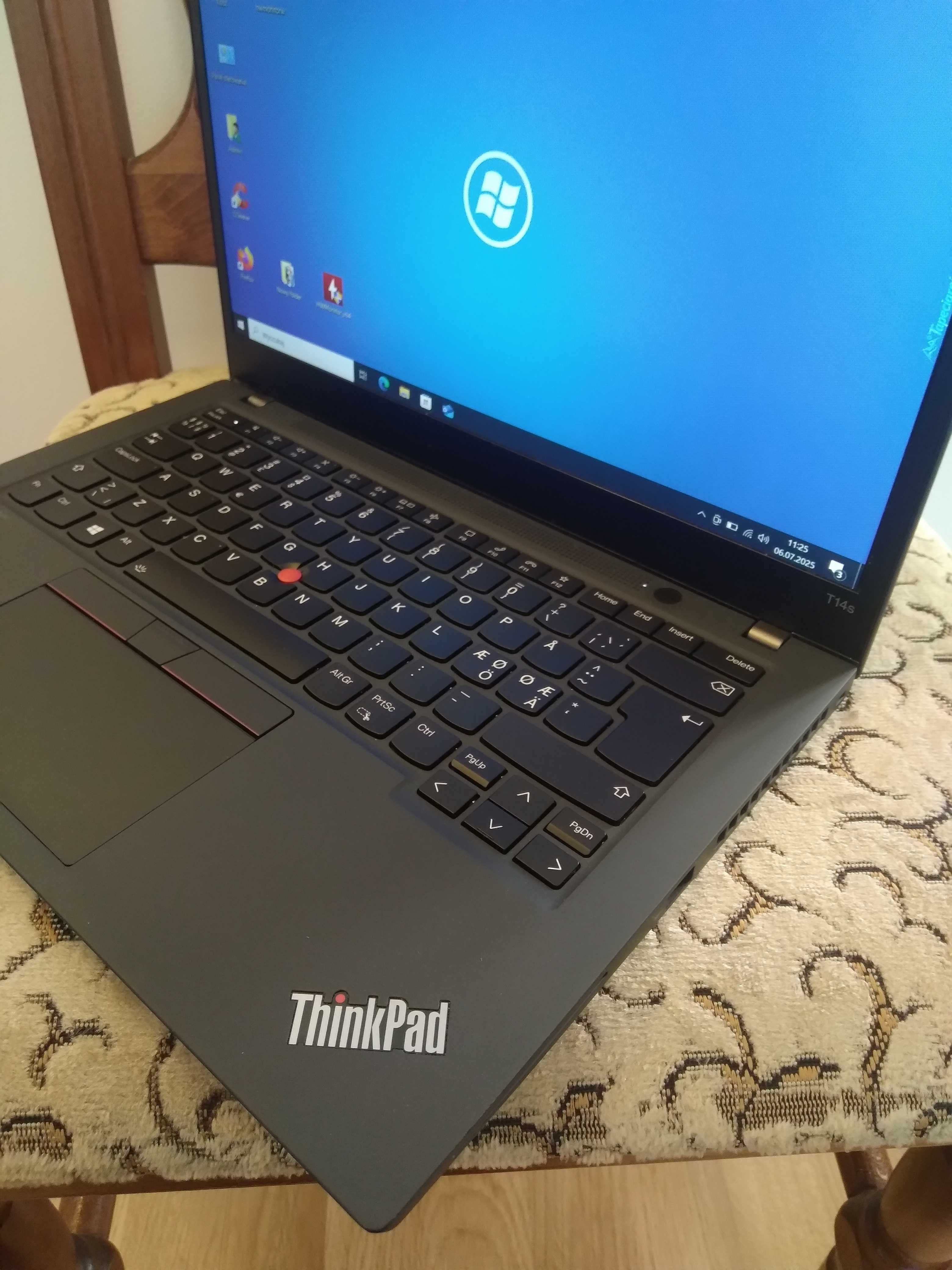 Laptop Lenovo ThinkPad T14s Gen 2_SSD 512 GB_Ram 16 GB_Bat. 9 godz.