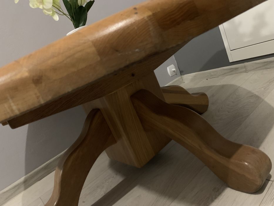 Stolik Dębowy solidny