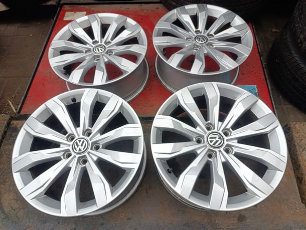 5x112 Felgi Aluminiowe 17 OE VW T-ROC Touran Passat B8 Golf 7JX17 ET45