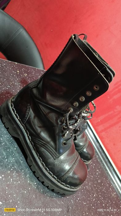 Skórzane damskie glany KMM.