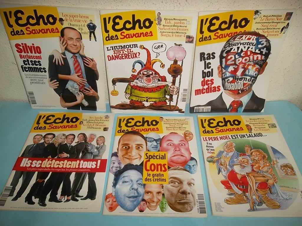 31 revistas L'ECHO DES SAVANES banda desenhada