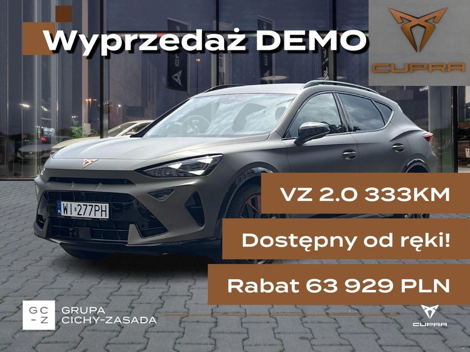 Cupra Formentor VZ 2.0 333KM, Century Bronze Matt, Sennheiser, Akebono, FULL OPCJA