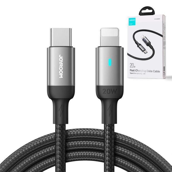 Joyroom kabel USB C - Lightning 20W A10 Series 1,2m czarny