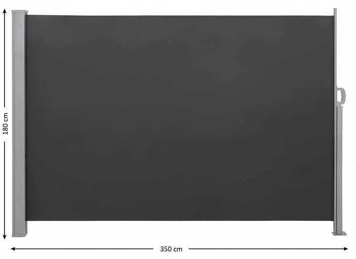 Markiza Roleta Tarasowa Wysuwana Boczna 180x350cm