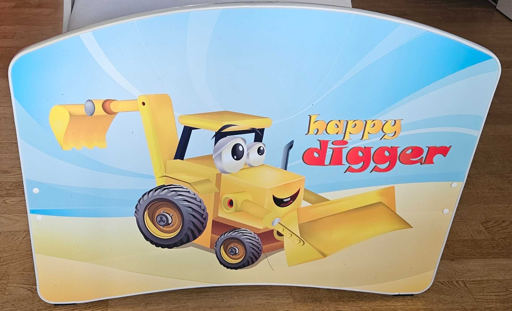 Łóżko dziecięce - happy digger. Materac 155x80cm, jak nowe. Warszawa