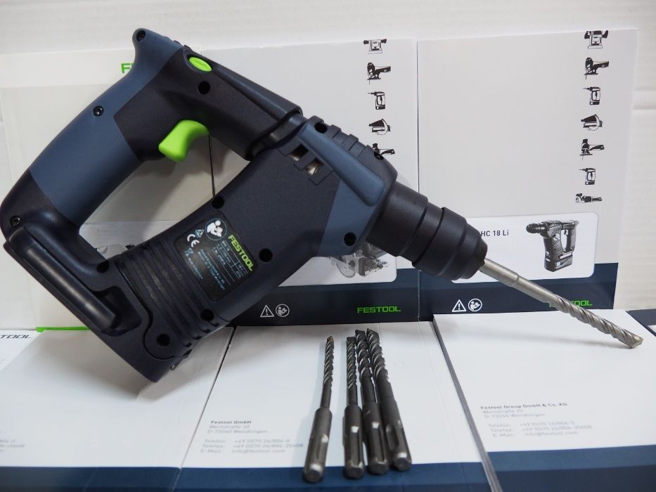 Młotowiertarka FESTOOL BHC 18 aku 18v bez bateria ladowarka Brushless