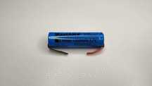 Аккумулятор MastAK Li-Ion 14500 3,7V 1000mAh, с лепестками под пайку