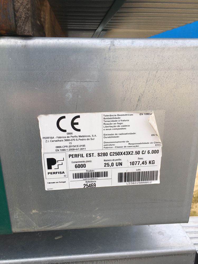 Perfil metalico  LSF Aco leve