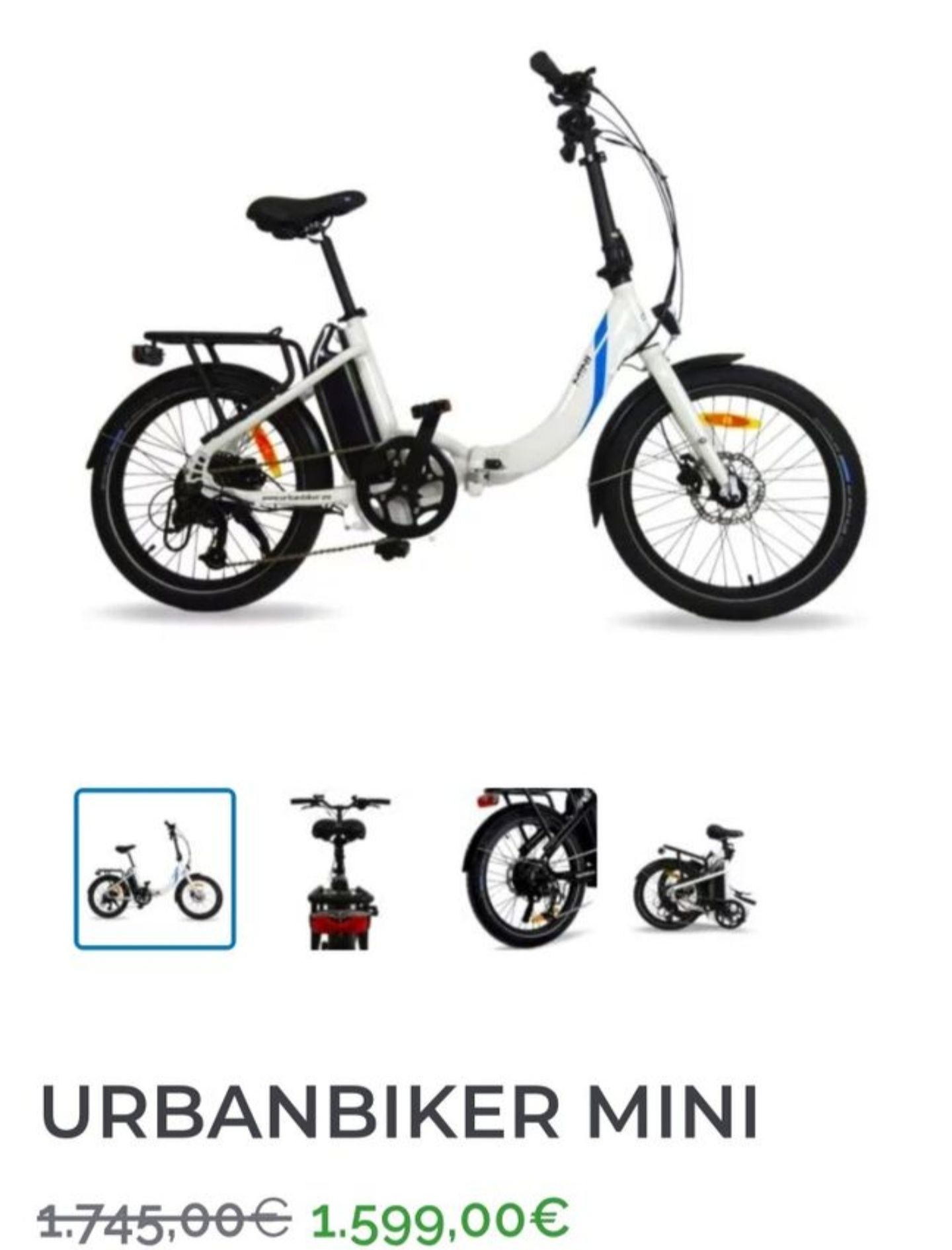 Bicicleta Eléctrica Urbanbiker e Wayscral