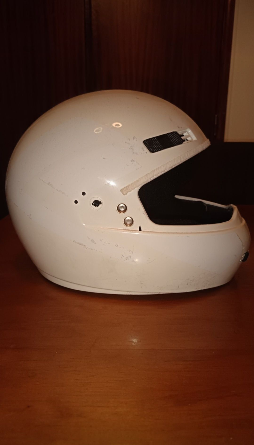 Capacete de mota barato com viseira