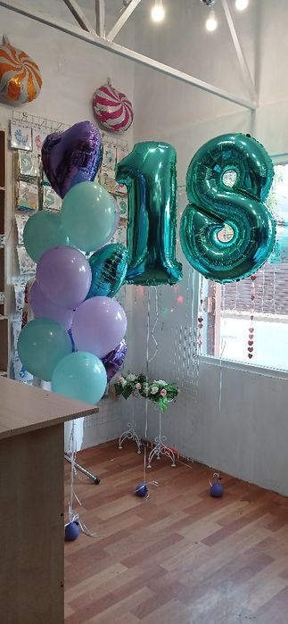 Повітряні кульки від 60 грв, воздушные шары с гелием,