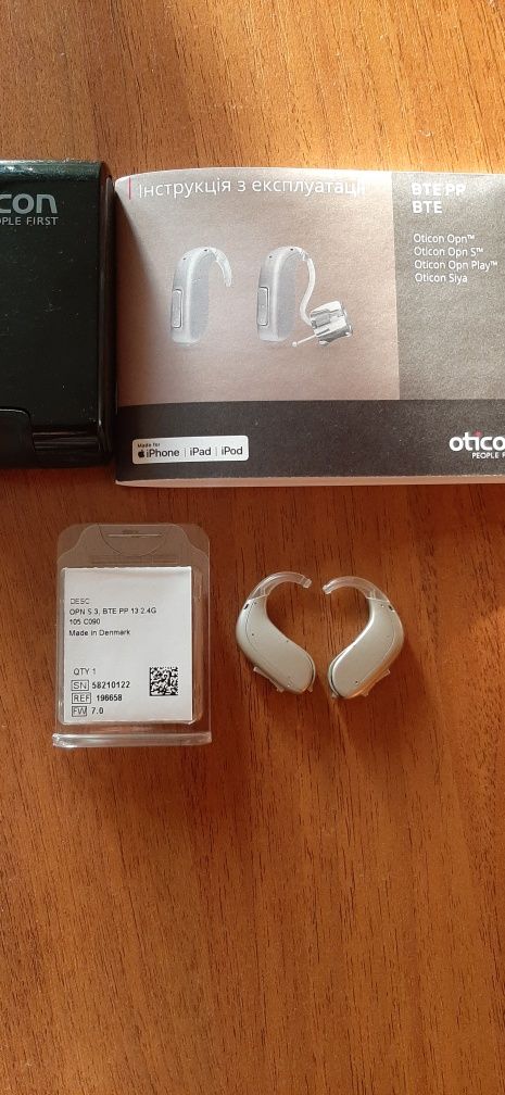 Слухові апарати Oticon