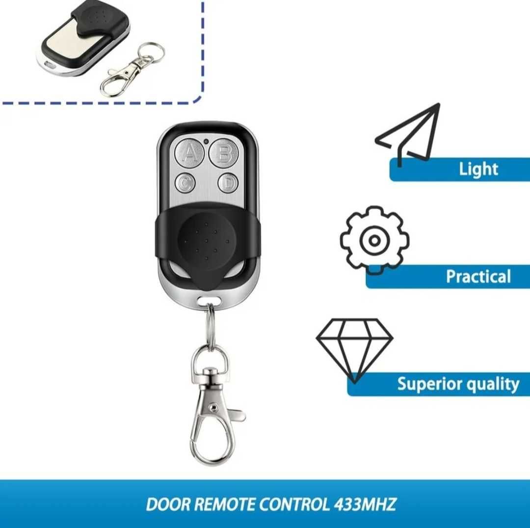 universal Controle Remoto Duplicador Porta de Garagem,carros 433MHz