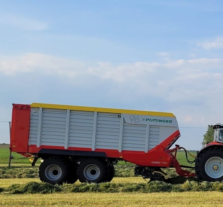 Pottinger JUMBO 7380 DB przyczepa samozbierająca
